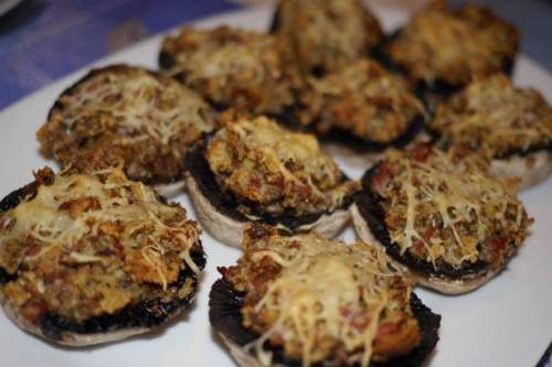 Champignons farcis - votre dieteticienne - valerie coureau Champignons farcis - votre dieteticienne - valerie coureau